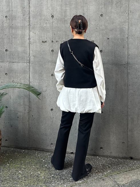 【 限定 】DOUBLE FACE KNIT VEST / Y242-91036-5